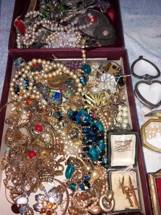 Lote Joyería Bisutería Antigua