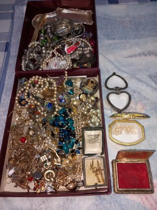 Lote Joyería Bisutería Antigua