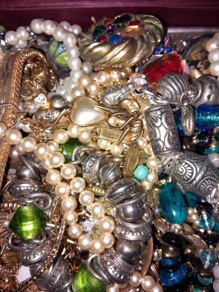 Lote Joyería Bisutería Antigua