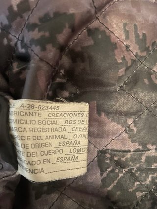 Chaqueta de cuero negra