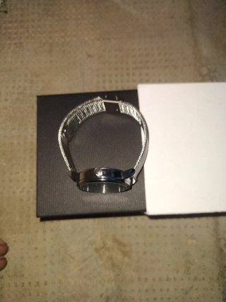 Reloj Marea Mujer Negro y Plateado