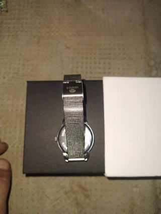 Reloj Marea Mujer Negro y Plateado