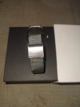 Reloj Marea Mujer Negro y Plateado