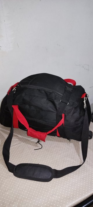 Maleta-Mochila Mars Negra y Roja