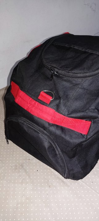 Maleta-Mochila Mars Negra y Roja