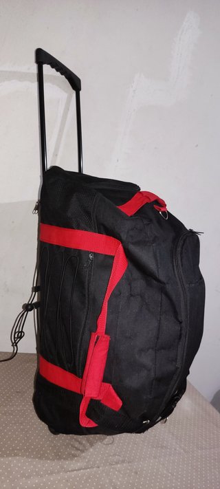 Maleta-Mochila Mars Negra y Roja
