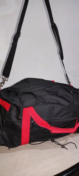 Maleta-Mochila Mars Negra y Roja