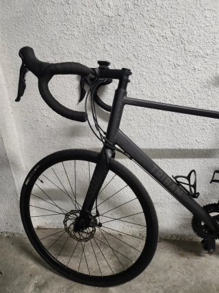 Bicicleta de Carretera TRIBAN 500 XL Negra