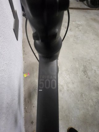 Bicicleta de Carretera TRIBAN 500 XL Negra
