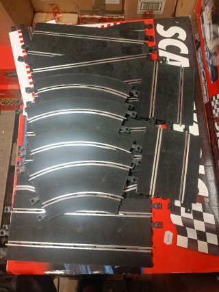 Lote Scalextric 1/32 pistas negras