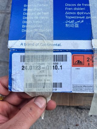 Discos freno delanteros Honda Civic FN1 Type S