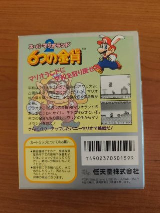Nintendo Game Boy clásica + Super Mario Land 2 jap