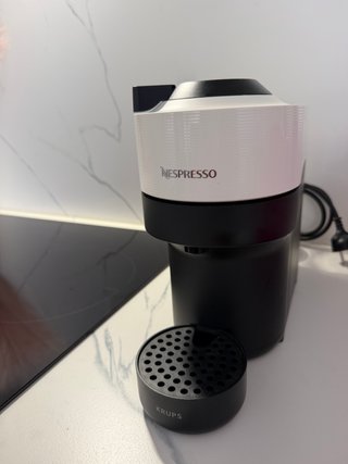 Cafetera Nespresso Krups Blanca