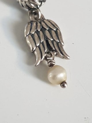 Charm Pandora Angelo con Perla