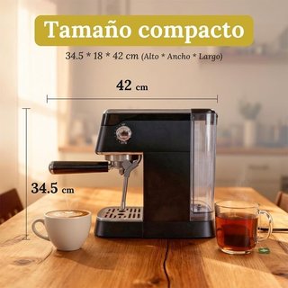Cafetera retro 20 bars doble portafiltros NUEVA
