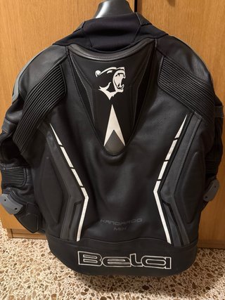 Chaqueta Moto Bela Rocket Piel Negra