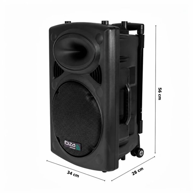 Altoparlante Ibiza Sound PORT12VHF-BT 700W Bluetooth portatile
