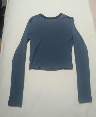 Camiseta Levi's Ringer Blue Cropped – Talla SX