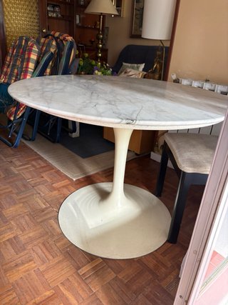 Mesa redonda mármol