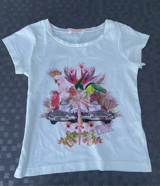 Conjunto camiseta y short blanco T4