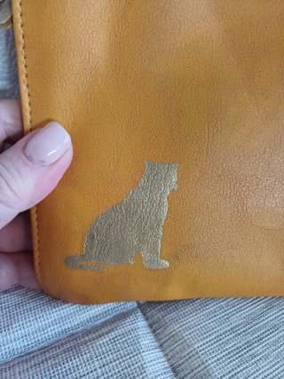 Pochette vintage con stampa tigre