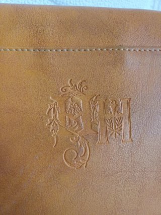 Pochette vintage con stampa tigre