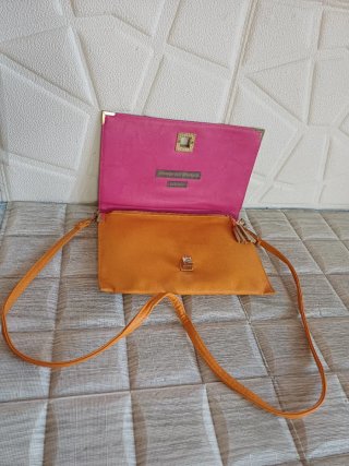 Pochette vintage con stampa tigre