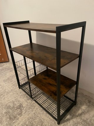 Estantería Cocina Madera y Metal