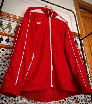 Cortavientos Under Armour Rojo Vintage