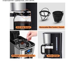 Cafetera Taylor Swoden Darcy LCD 1.5L