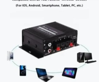 Mini Amplificador de Audio AK170 400W + Fuente