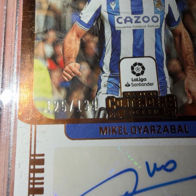 Cromo Contenders Autographs Mikel Oyarzabal/139