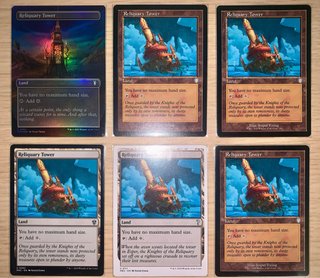 Lote 6 Cartas Magic Reliquary Tower