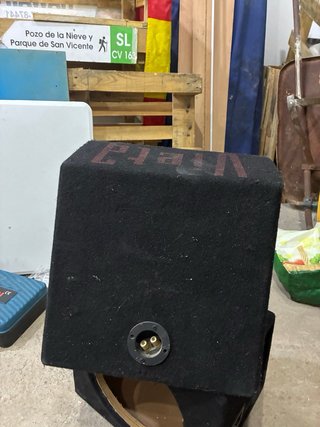 Cajón Subwoofer 12 Vieta Negro