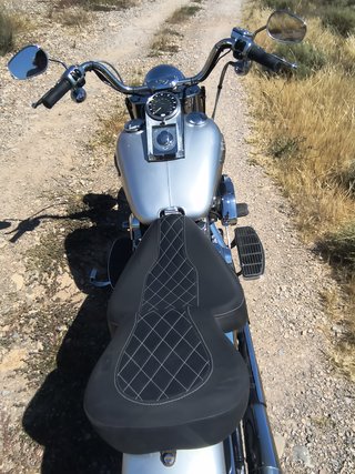 Harley Davidson Fat Boy Plata