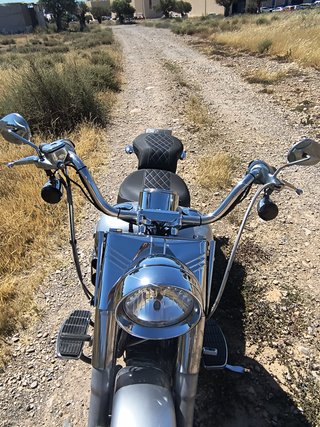 Harley Davidson Fat Boy Plata
