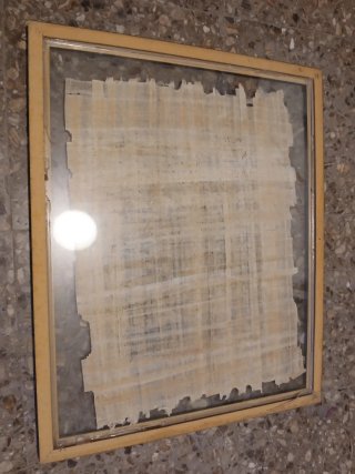 Papiro Egipcio Original con Sello