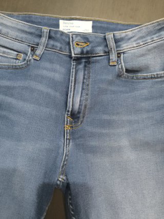 Bermuda tejana hombre azul