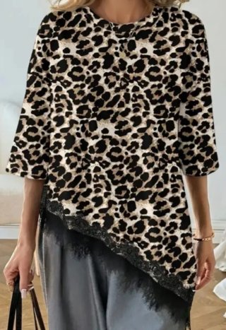 Camiseta estampado print talla L nueva sin etiquet