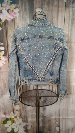 Chaqueta Vaquera Lili Rose Madrid Perlas