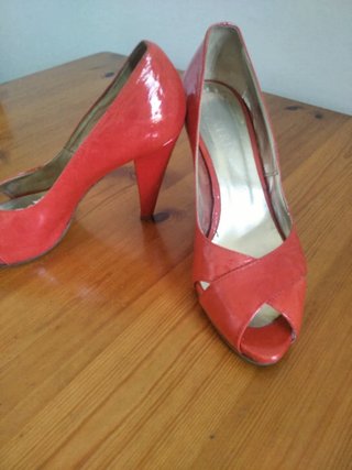 Scarpe Matrix rosse in vera pelle