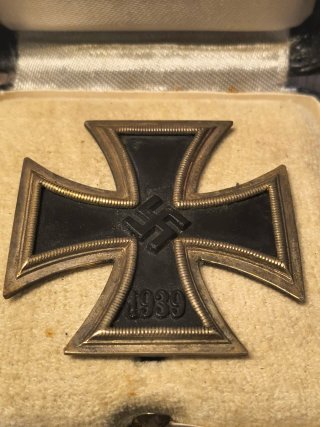 Militaria Cruz de Ferro E.K.1 Classeno Estojo L/13
