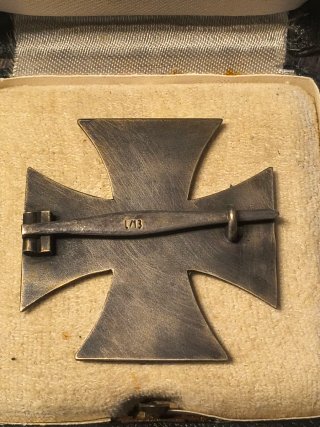 Militaria Cruz de Ferro E.K.1 Classeno Estojo L/13