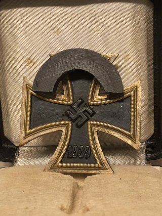 Militaria Cruz de Ferro E.K.1 Classeno Estojo L/13