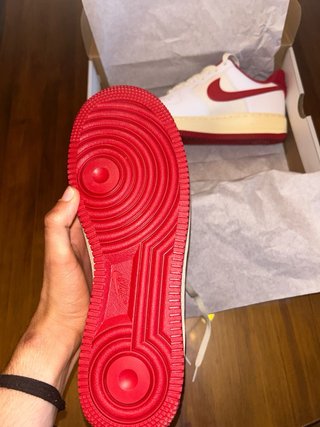 Nike Air Force 1 Rojas y Blancas