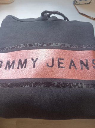 Sudadera Tommy Jeans Negra Talla M