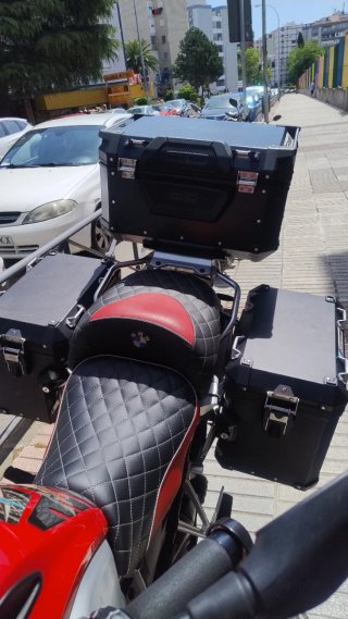 BMW Adventure Moto Protector Motor Negro