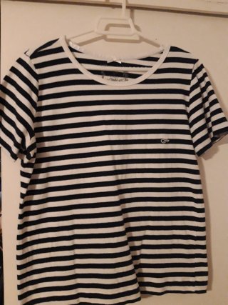 Camiseta Rayas Manga Corta