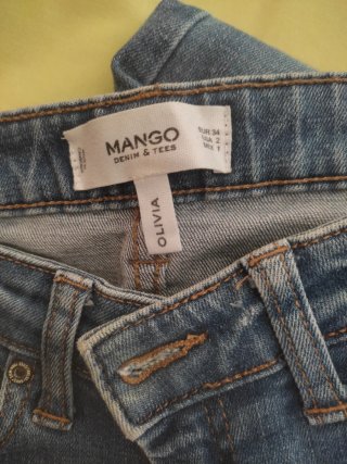 Vaqueros pitillo Mango Olivia