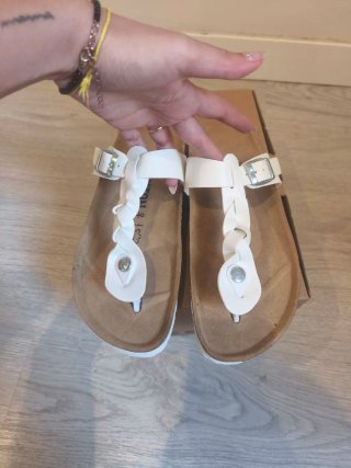 Sandalias Bayton Talla 40 Blancas